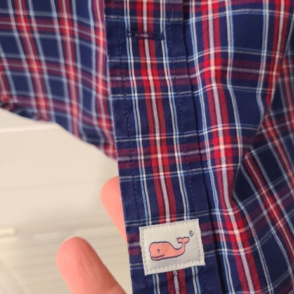 Vineyard Vines Plaid Button Down Long Sleeve Shirt Men - Picture 4 of 7